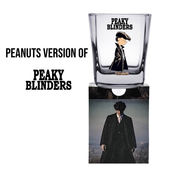 FAMOUS TV Shows/PEANUTS Character Mashup Shot Glass Set/Gift Box - Picture 9 of 16